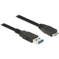 DeLOCK 85072 Câble USB USB 3.2 Gen 1 (3.1 Gen 1) 1 m USB A Micro-USB B Noir