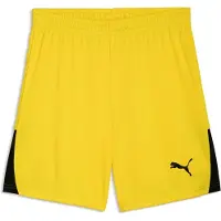 Puma Garçons, Bas de sport, teamLIGA26 Shorts Jr (128), Noir, Jaune