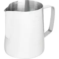 Ecg Pot à lait Pot en acier inoxydable 600ml Lucido blanc / 0,6 L, Pot à lait, Argent