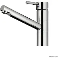 Linea Naber Robinet de cuisine Glacier 2 avec bec extractible Couleur inox