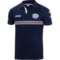 Sparco Replica Martini-r Short Sleeve Polo Bleu XL Homme