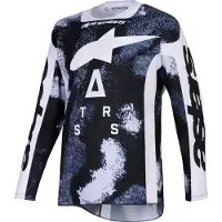 Alpinestars Maillot RACER LAHND, (degrés de gris/camouflage, taille M)