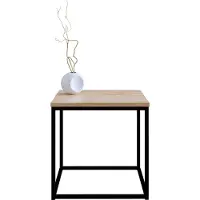 Mirjan 24 Table basse THADEN 2 – noir / imitation chêne