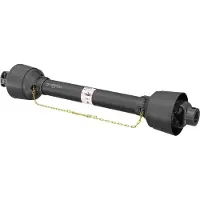 Wiltec Arbre Transmission T4 cardan - longueur 800-880 mm / 1 3/8" 6 dents & 35 mm rond, broche 13 mm / 460 Nm / 540 tr/min / 40 kW (55 CV) - Prise de force agricole