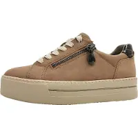 Jana - Chaussures à lacets, style sportif, couleur marron, pour le quotidien