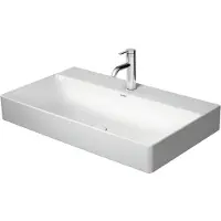 Duravit Lavabo DURASQUARE sans meuble avec plan de toilette 800x470mm sans robinetterie blanc (470 mm, 800 mm)