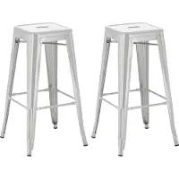 CLP lot de 2 tabourets de bar Joshua