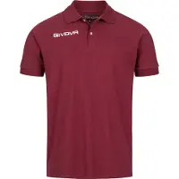 Givova Polo Polo Cotone Piquet Été Rouge - 4XL