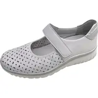 Semler Larissa : chaussures basses, mocassins, ballerines, couleur blanche, pour le quotidien