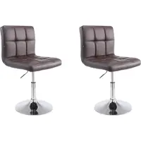 CLP lot de 2 Lounger Palma V2 similicuir