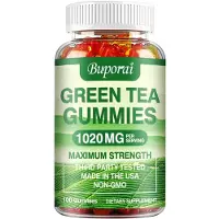 Buporai Gommes au thé vert 1020 mg (100 gommes) Compléments alimentaires, poids, métabolisme
