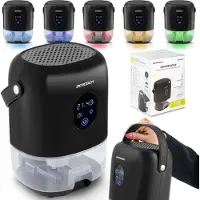 Berdsen Déshumidificateur - Absorbeur d'humidité BR-10B noir