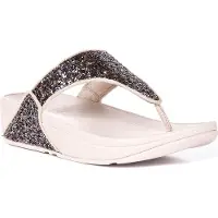 FitFlop Lulu Multi Glitter en nude pour femme - 7 UK - 41 EU - 9 US / Nude
