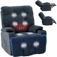 FlexiSpot Fauteuil pivotant à bascule XC6-OB-EUV3, marron/orange