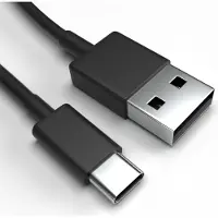 Goobay Câble de recharge USB-C pour Samsung Galaxy A32 Noir 2 m