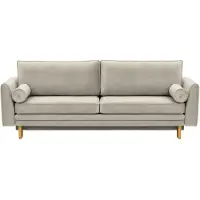 SLF24 Canapé convertible avec coffre de rangement Cornelia-Velluto 15-like oak
