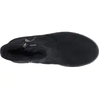 Rieker Damen Stiefelette Leder Boot épaisse semelle doublure chaude Y0050, Taille:38 EU, Couleur:Noir