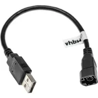 VHBW Adaptateur Pour Autoradio Compatible Avec Vw Fox (2005+), Golf 5 (2005+), Golf 6 (2008+) Autos, Véhicules - 4 Broches Avec Prise Usb