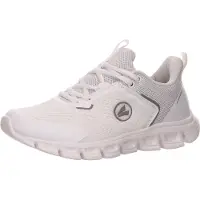 Jako Chaussures de sport pour femmes J-CL, chaussures d'entraînement, modèle à lacets, couleur blanche, style sportif