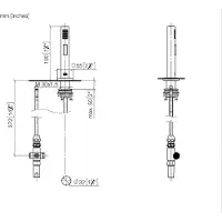Dornbracht Garniture de douche d'évier , avec rosace carrée, 27723970-06