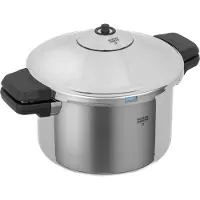 Kuhn Rikon DUROMATIC INOX Modèle de poignée latérale, Poêle + casserole, Argent