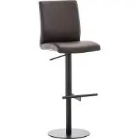 CLP Tabouret de bar Cadiz similicuir noir