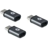 Conceptronic Adaptateur USB 2.0 Type-C - - DONN05G - Noir - Aluminium - 0,48 Gbit/s