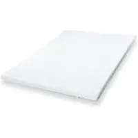 11.11 SRLS The White Stone Topper Memory Foam pour lit double 180x290