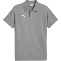 Puma teamEVOSTRIPE Poloshirt Herren grau heather silber Gr M