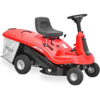HECHT Tracteur de jardin avec moteur de 5,7 chevaux, largeur de coupe de 61 cm et bac de ramassage de 150 litres