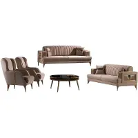 Xl Moebel Gmbh Sofagarnitur Sofa 3+1+1 Sitzer Wohnzimmer Set 3tlg Sofas Modern Beige Stil