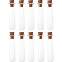 Graine Créative 10 mini tubes en verre de 4 cm avec bouchon en liège