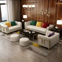 AEA Ledersofa Sofagarnitur 3+2 Sitzer Set Garnitur Polstersofa Couch Sofa Couch