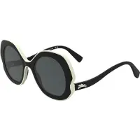 Longchamp Lo780s Woman Sunglasses Noir Medium Grey 6/CAT3 Femme