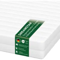 TB Furniture GmbH Matelas ergonomique en mousse froide à 7 zones | 80 x 200 cm | 12 cm | H2 & H3 | DREAMSTAR Simple Flex