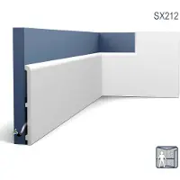 ORAC Decor SX212 Plinthe Planchette Moulure décorative Moulure en stuc 2 m