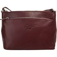 Samantha Look Sac à bandoulière bordeaux