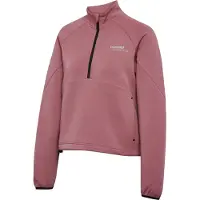 Hummel Tech Fleece Boxy Half Zip Sweatshirt Rose S Femme