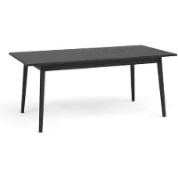 Feldmann-Wohnen Table de salle à manger Mond, table de cuisine 160-200 x 90 x 75,5 cm, plateau extensible, couleur au choix : anthracite