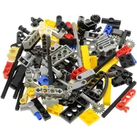 LEGO 100 Technic Kiloware environ 80 g de pièces mélangées, par exemple connecteurs, angles, axes croisés