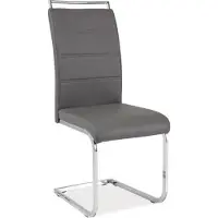 Feldmann-Wohnen Ensemble de 2 chaises de salle à manger et de cuisine H-441, gris