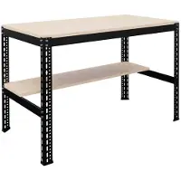 Metalkas Table de travail ergonomique 81 × 117 × 60 cm, pliable - Tg-St 8440