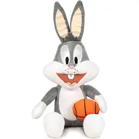 Play Peluche Bugs Bunny de 30 cm avec un ballon de basket - Peluche Looney Tunes