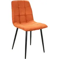 Feldmann-Wohnen Ensemble de 2 chaises de salle à manger et de cuisine Mila, couleur cannelle