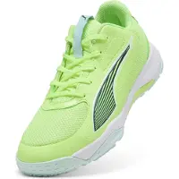 Puma Accelerate Jr 4 Fizzy Vert clair Terrain - Blanc 35