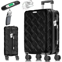 Kesser Valises | Valises à coque rigide en ABS avec serrure à combinaison, pèse-bagages et portefeuille de voyage Roulettes 360° | Valises pour les affaires et les voyages Trolley