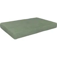 Pokar Coussin pour palette Coussins de palette avec housse amovible Canapé de palette, Taille:Coussin d'assise 120 x 80, Couleur:Vert