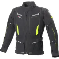 Büse Agadir blouson textile pour moto, noir/jaune, 50