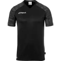 Uhlsport Maillot gris foncé / noir / blanc