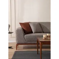 AEA Luxus Sofagarnitur Sofa 3 Sitzer Sessel Stoff Modern Grau Modern Set